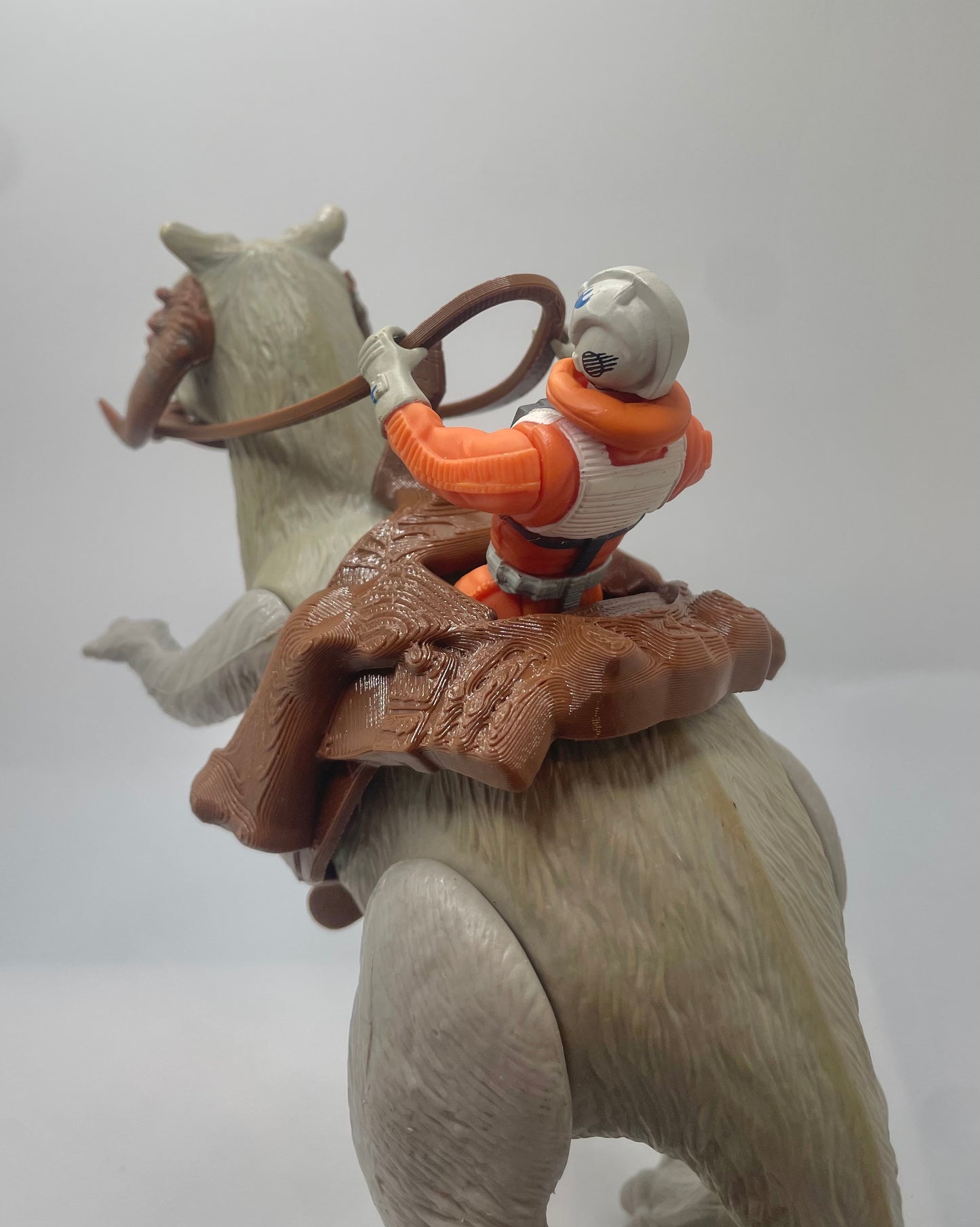 STAR WARS vintage Tauntaun Saddle & Bridle Reins REPRO Replacement Part kenner