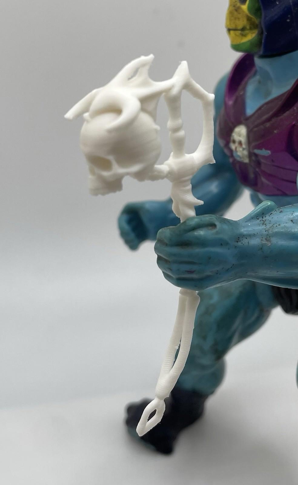 Reproduction Vypor Snake Priest Staff for Masters of the Universe, view 3