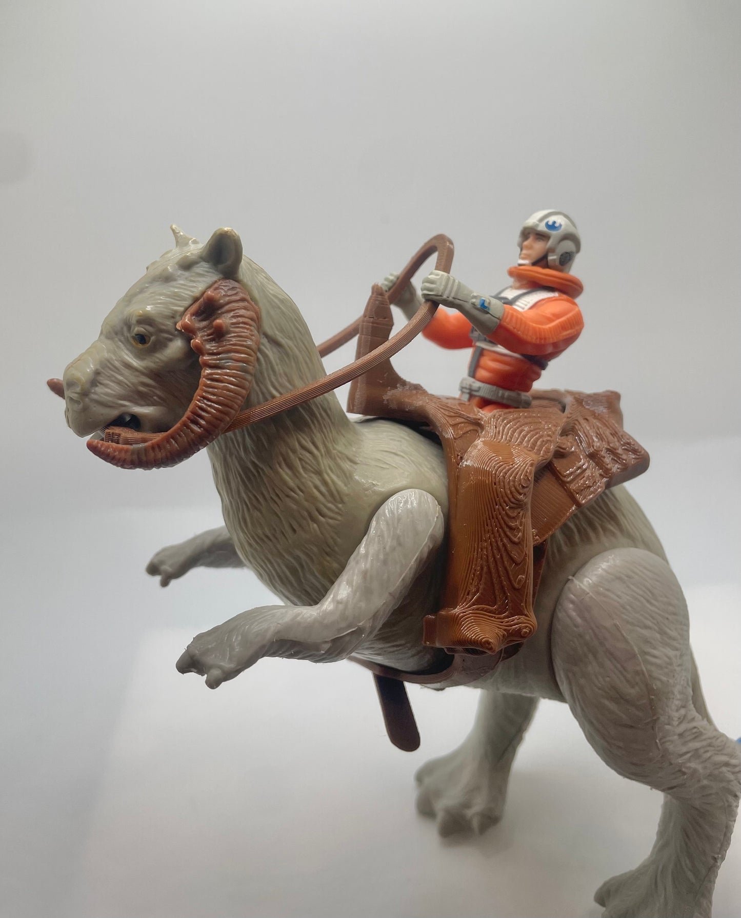 STAR WARS vintage Tauntaun Saddle & Bridle Reins REPRO Replacement Part kenner