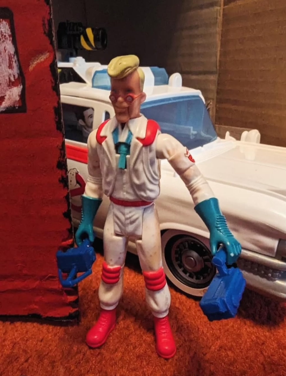 Vintage Kenner The Real Ghostbusters Animated Series Set Of PKE Meter & Traps 8 Repro Parts