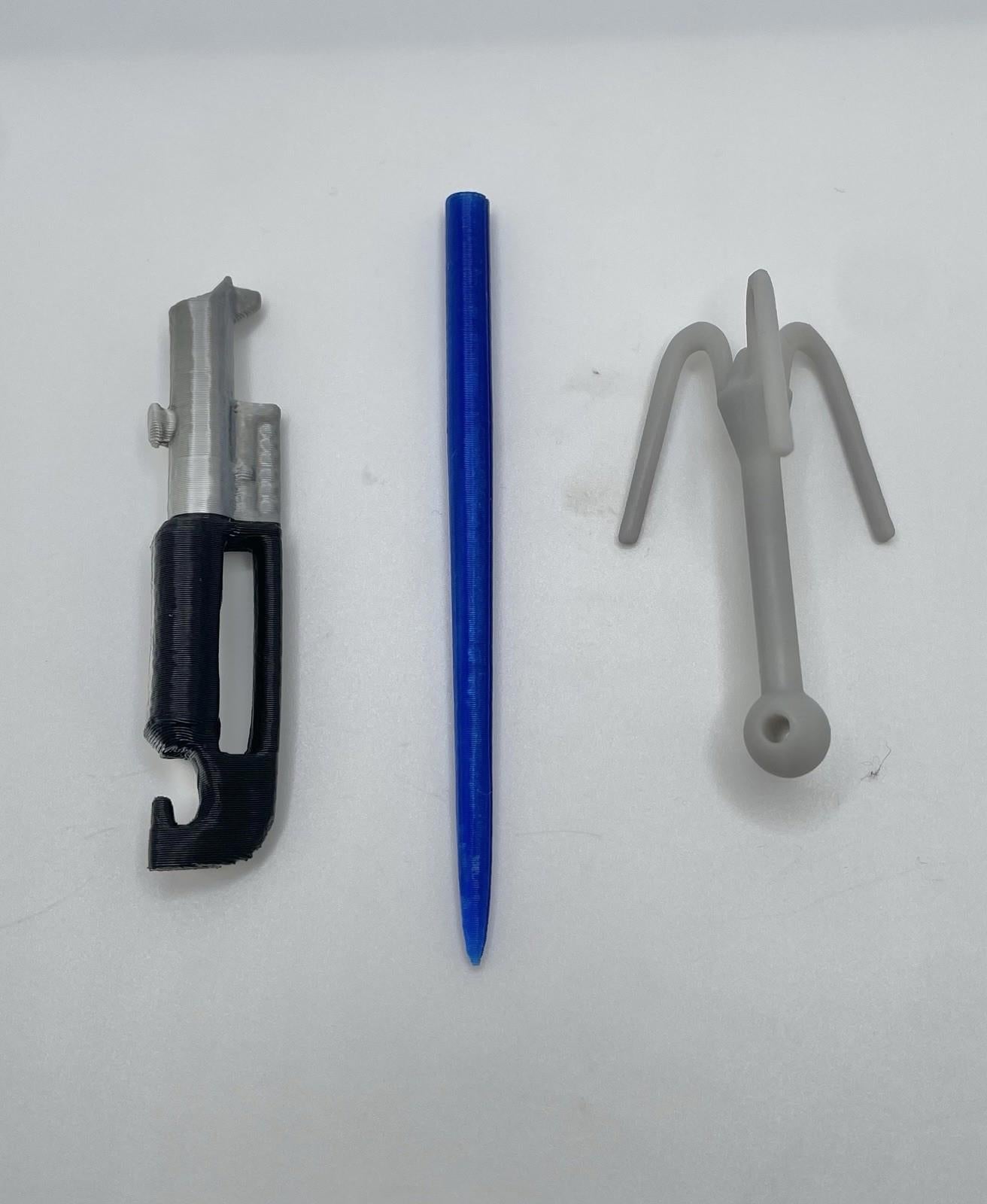 Vintage Star Wars 12 Inch Luke Skywalker Replacement REPRO Lightsaber Belt Hook