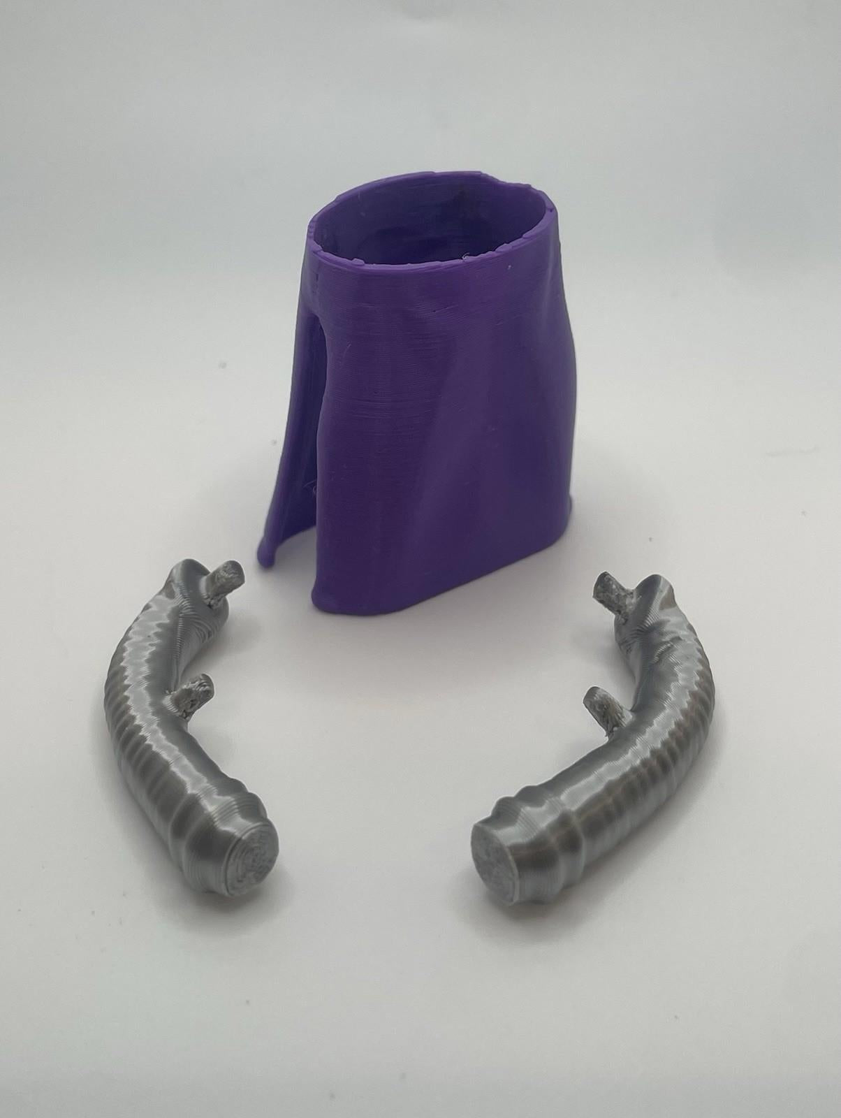 Vintage Kenner DC Super Powers Desaad Coils & Skirt Repro Part 1985 Replacement