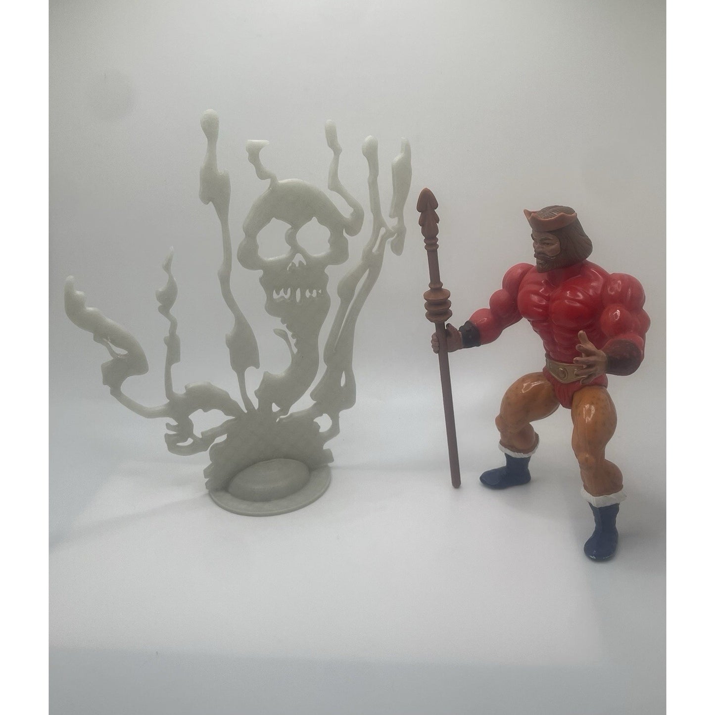 Vintage Motu Masters Of The Universe Spirit Of Castle Greyskull Glow in the Dark