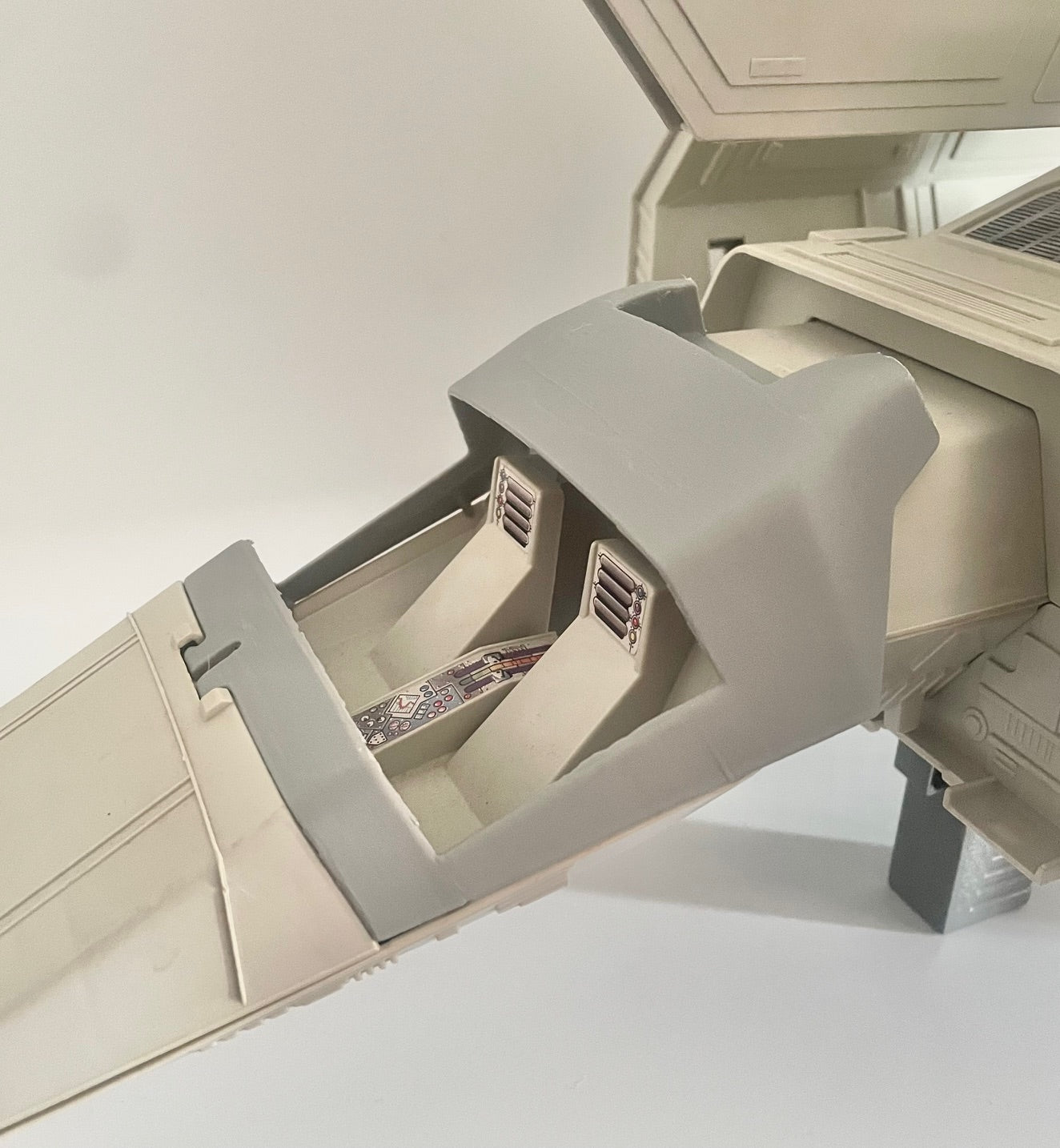 Vintage Star Wars Kenner Imperial Shuttle Canopy Replacement Repro Part 1983