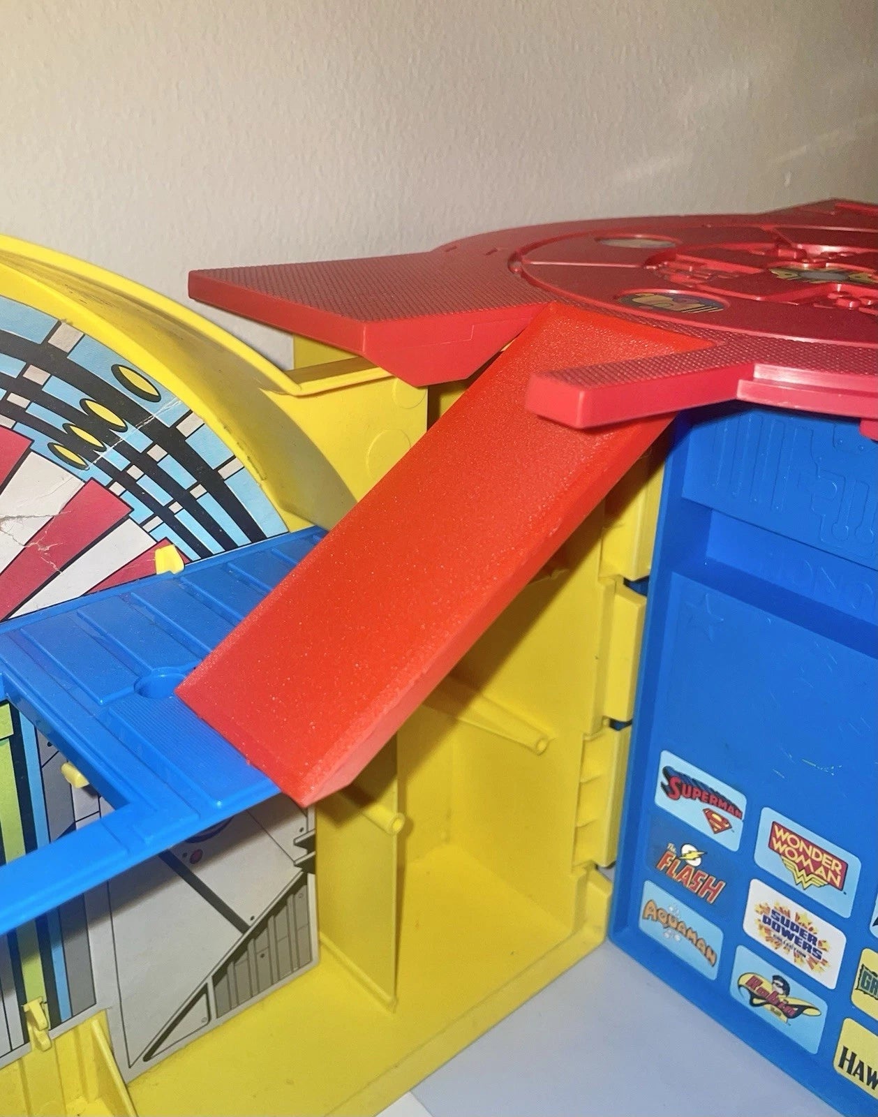 Kenner Super Powers Hall of Justice Playset Landing Pad Ramp Repro Part 1984