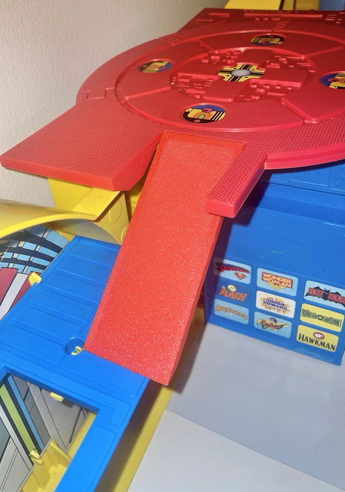 Kenner Super Powers Hall of Justice Playset Landing Pad Ramp Repro Part 1984