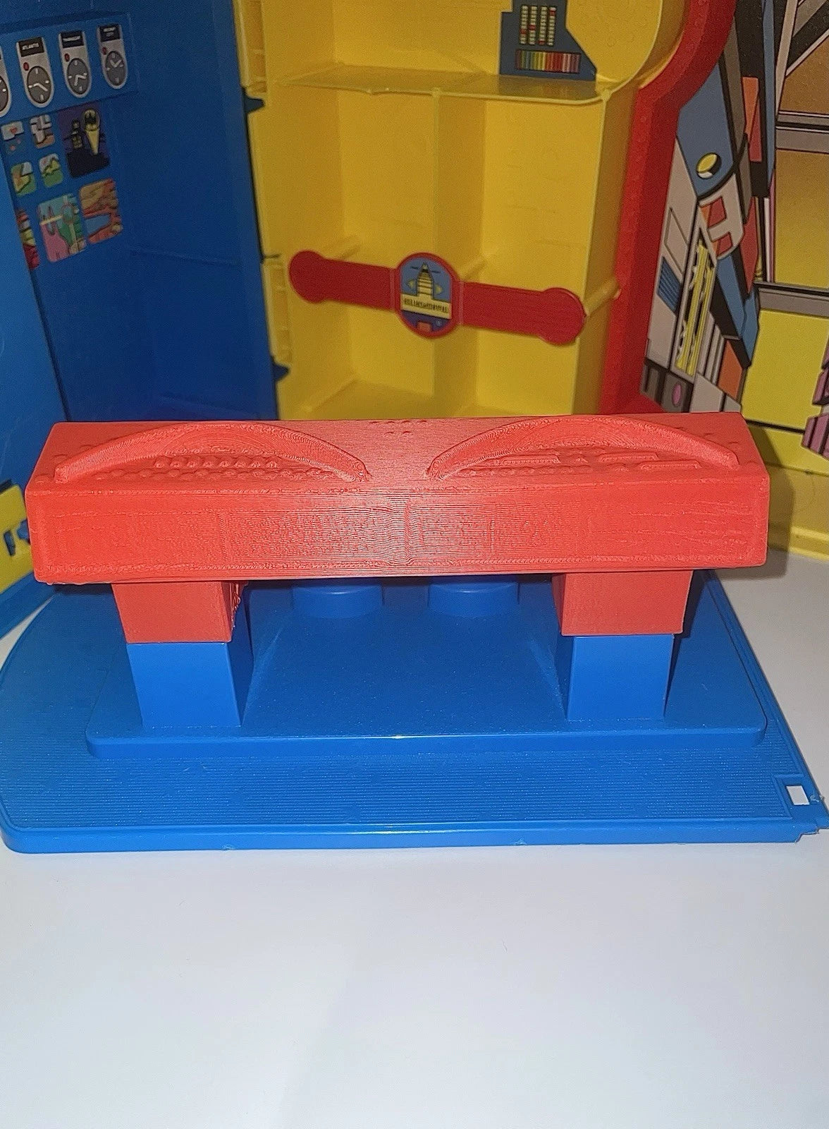 Kenner Super Powers Hall of Justice Playset Console Computer Repro Part 1984
