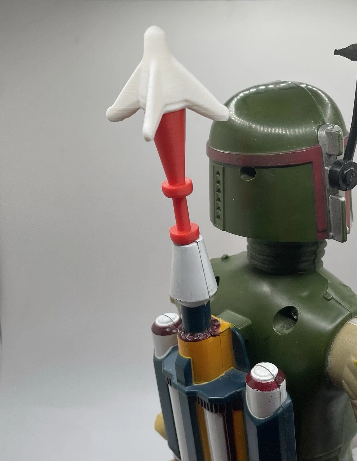 Vintage Star Wars 12 Inch Boba Fett REPRO Jetpack Rocket Missile 1979 12”