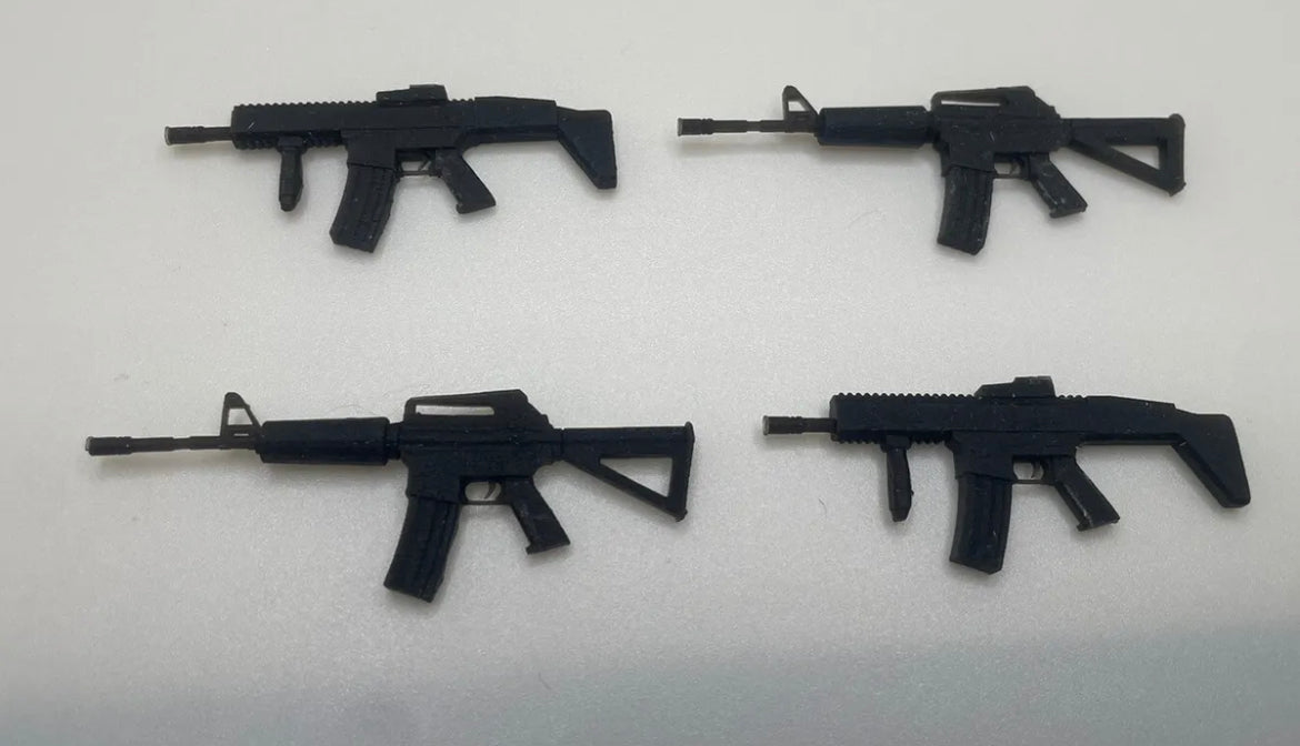 Vintage Hasbro GI Joe Rifle Gun Lot Set 4x 3.75” Action Figure Custom 1:18 - MadeLikeOld