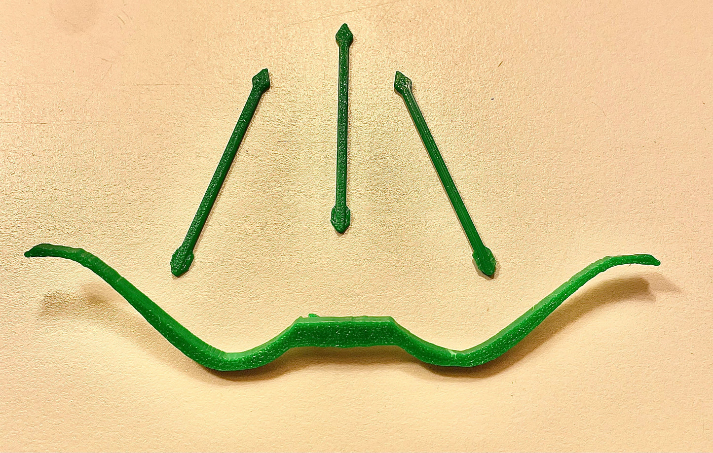 Vintage Kenner DC Super Powers Green Arrow Bow & Arrows Repro Part 1984 1985 - MadeLikeOld