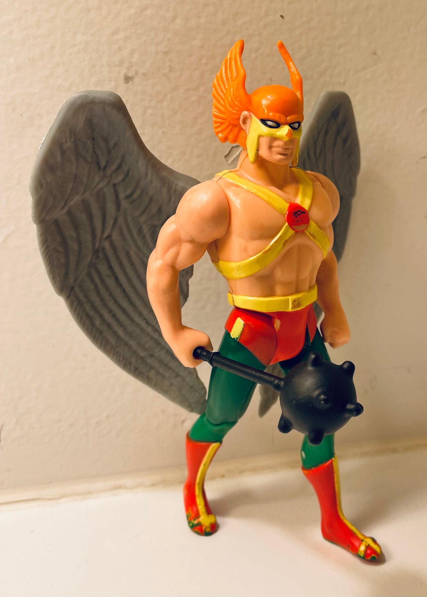 Vintage Kenner DC Super Powers Hawkman Wings & Mace 1984 Repro Part 1985 1986 - MadeLikeOld