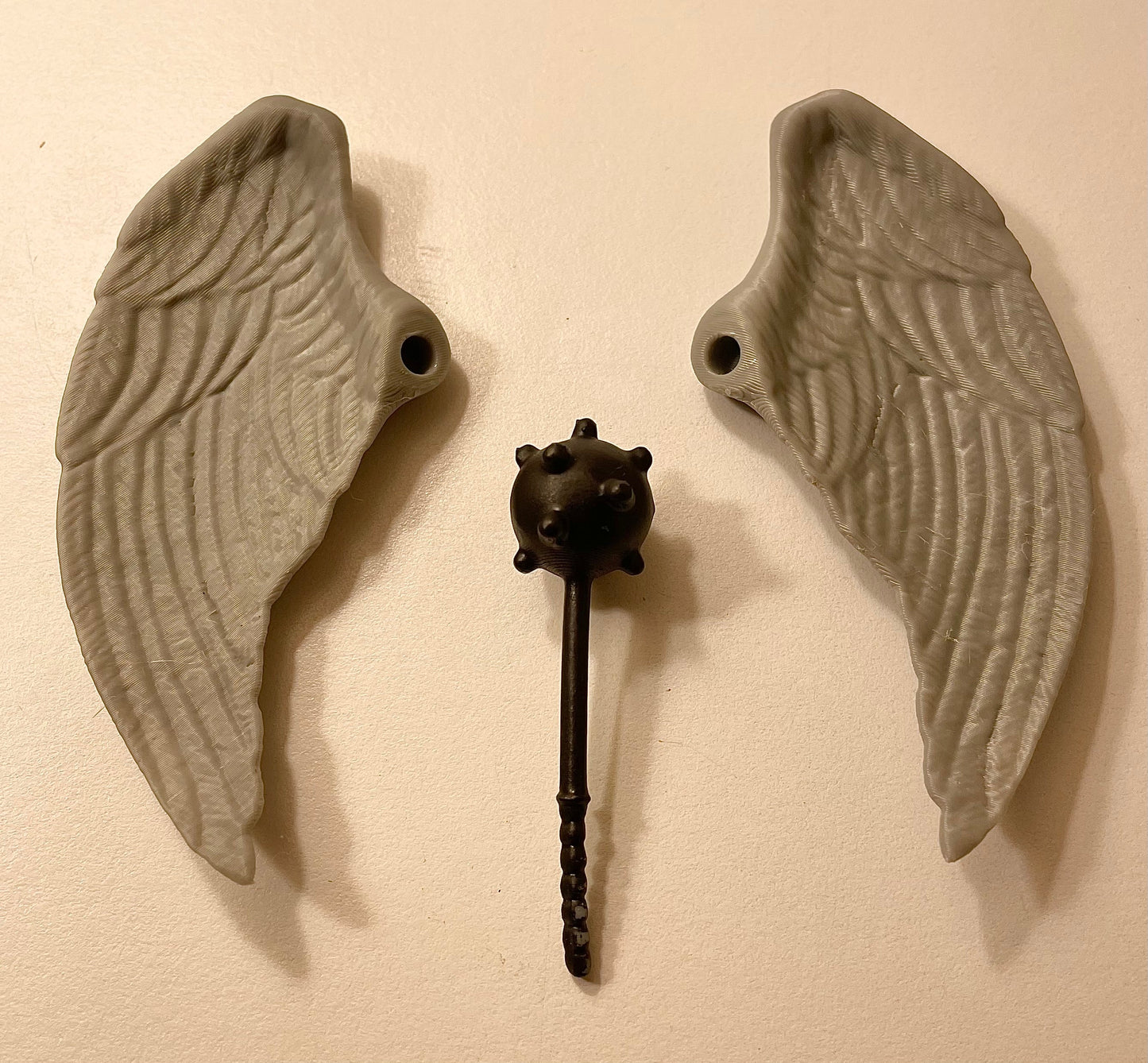 Vintage Kenner DC Super Powers Hawkman Wings & Mace 1984 Repro Part 1985 1986 - MadeLikeOld
