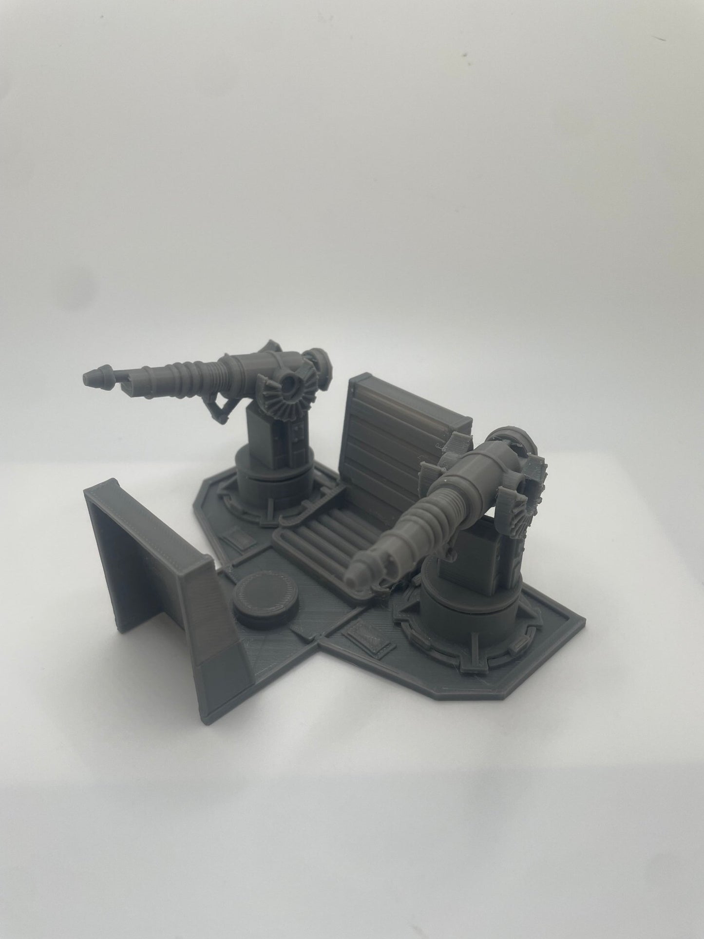 Vintage Star Wars Kenner Rebel Transport Cannons Mount & Base Repro Part 1982 - MadeLikeOld