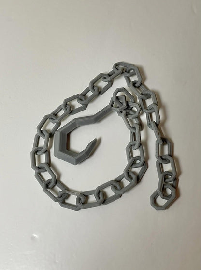 Reproduction Lobo Chain & Hook Weapon Figure Accessory, view 4