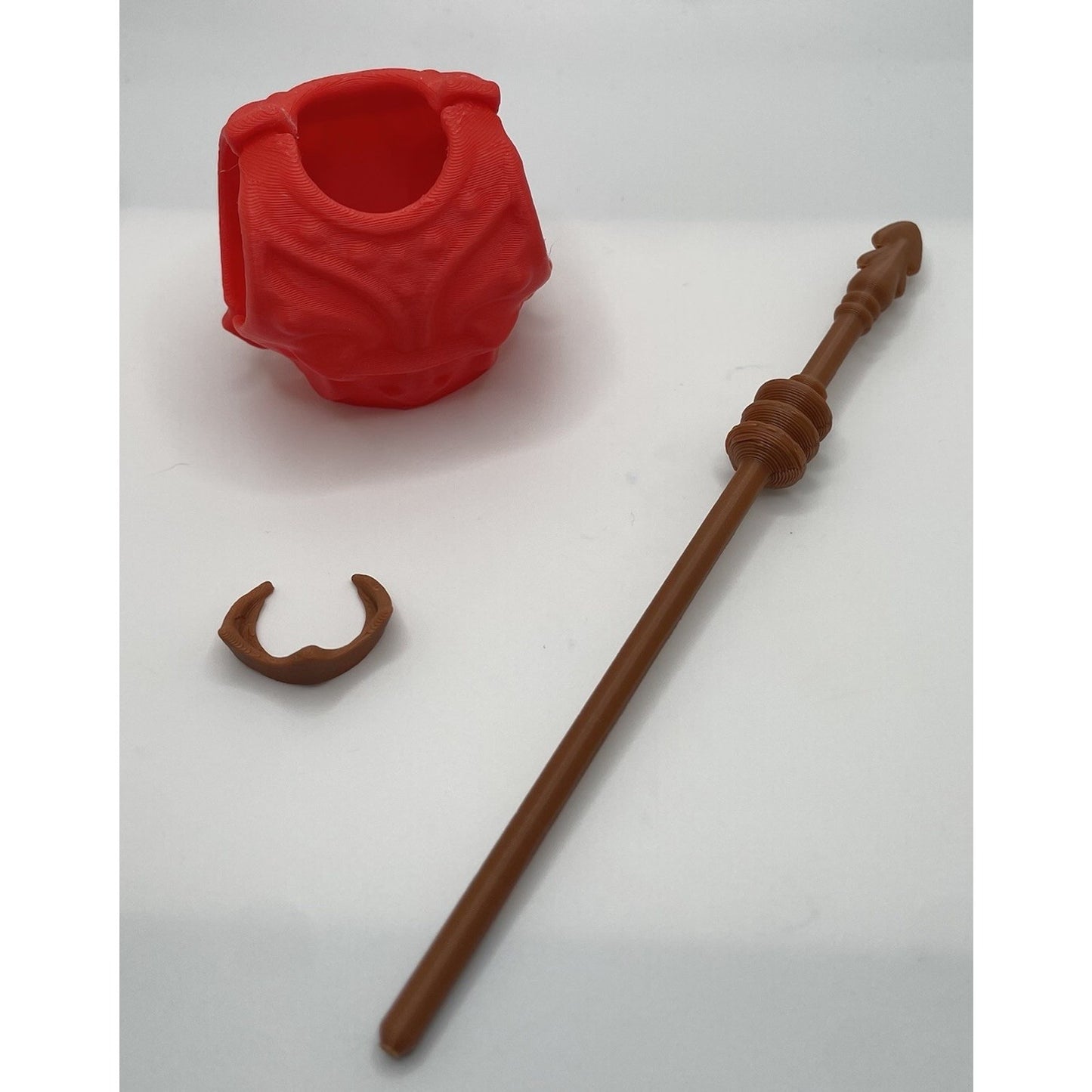 Vintage King Randor REPRO Staff & Crown & Armor MOTU Masters of the Universe