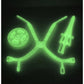 Vintage REPRO He Man Armor Set MOTU Masters of the Universe GLOW IN THE DARK