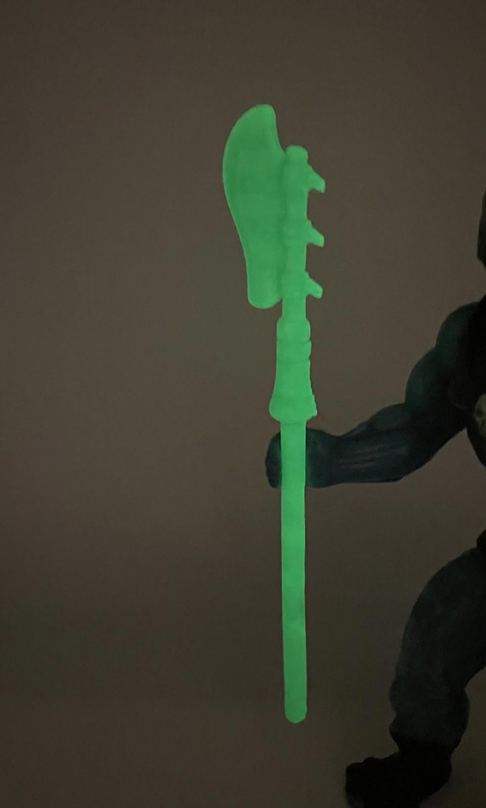 Vintage Scareglow GLOW Halberd Staff He-man MOTU REPRO Replacement Part 1986