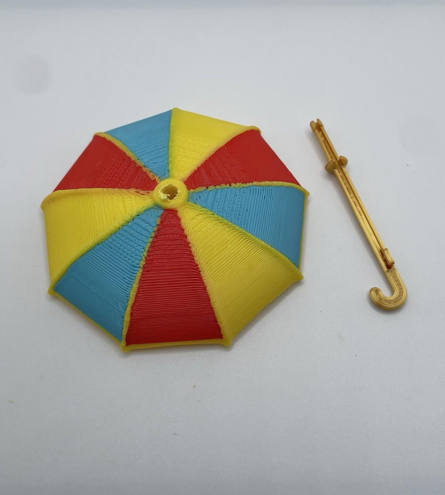 Vintage Kenner DC Super Powers Penguin Umbrella 1984 REPRO Part Batman