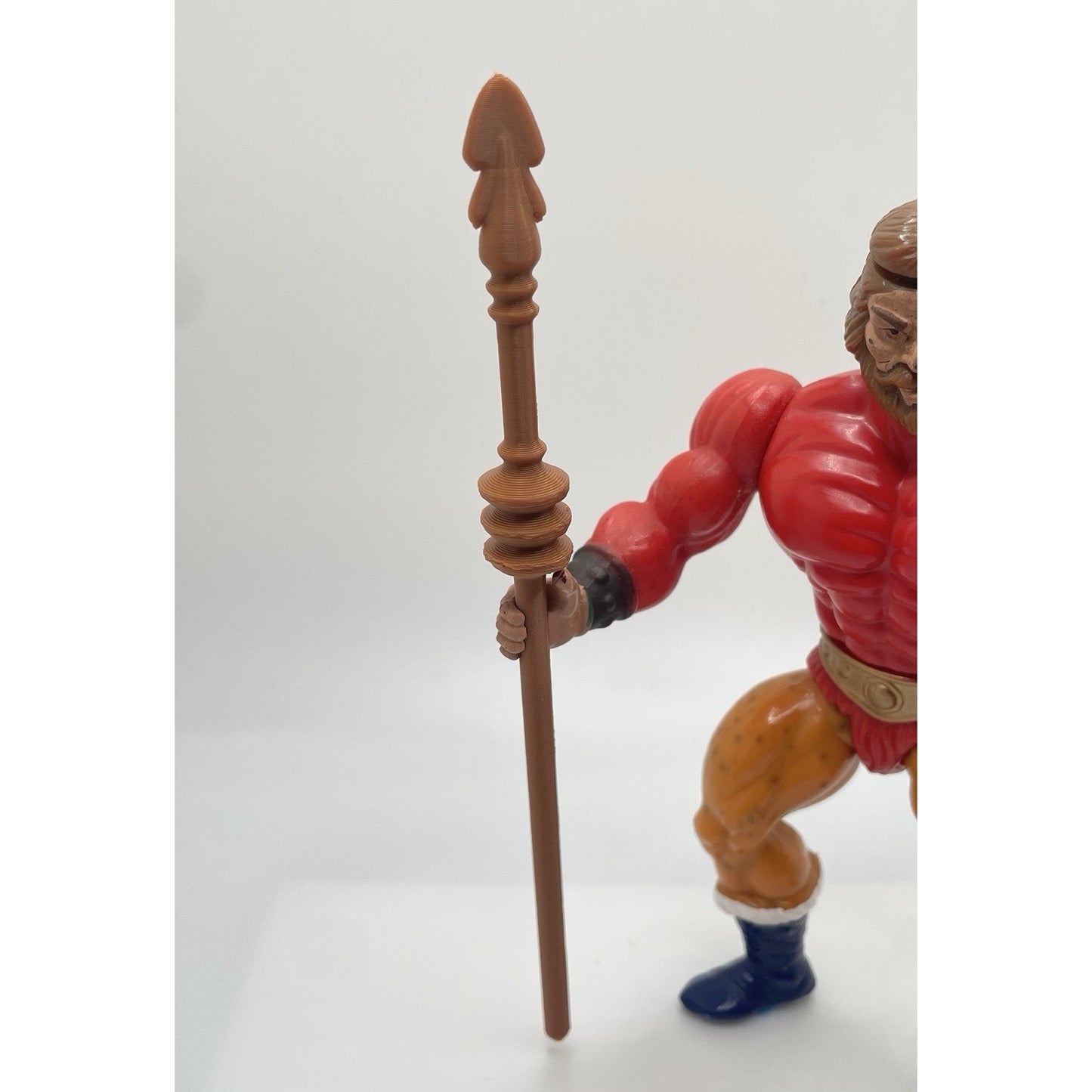 Vintage King Randor REPRO Staff & Crown Weapon MOTU Masters of the Universe 1986