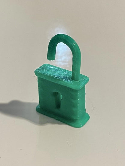 Reproduction Dragon Blaster Green Padlock Lock for Masters of the Universe, view 3