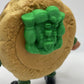 Vintage Mattel Food Fighters 1988 Kitchen Commando Green Backpack REPRO part