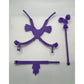Vintage REPRO Skeletor Armor Set & Staff MOTU Masters of the Universe 1986 Part