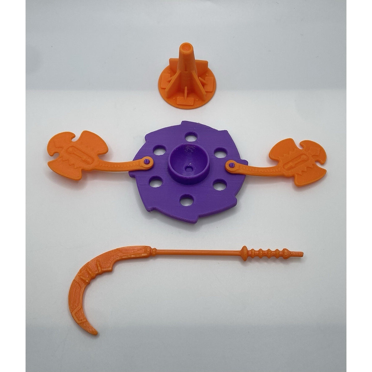 Vintage Twistoid Set Weapon Accessory Stand Replacement REPRO Part MOTU 1986