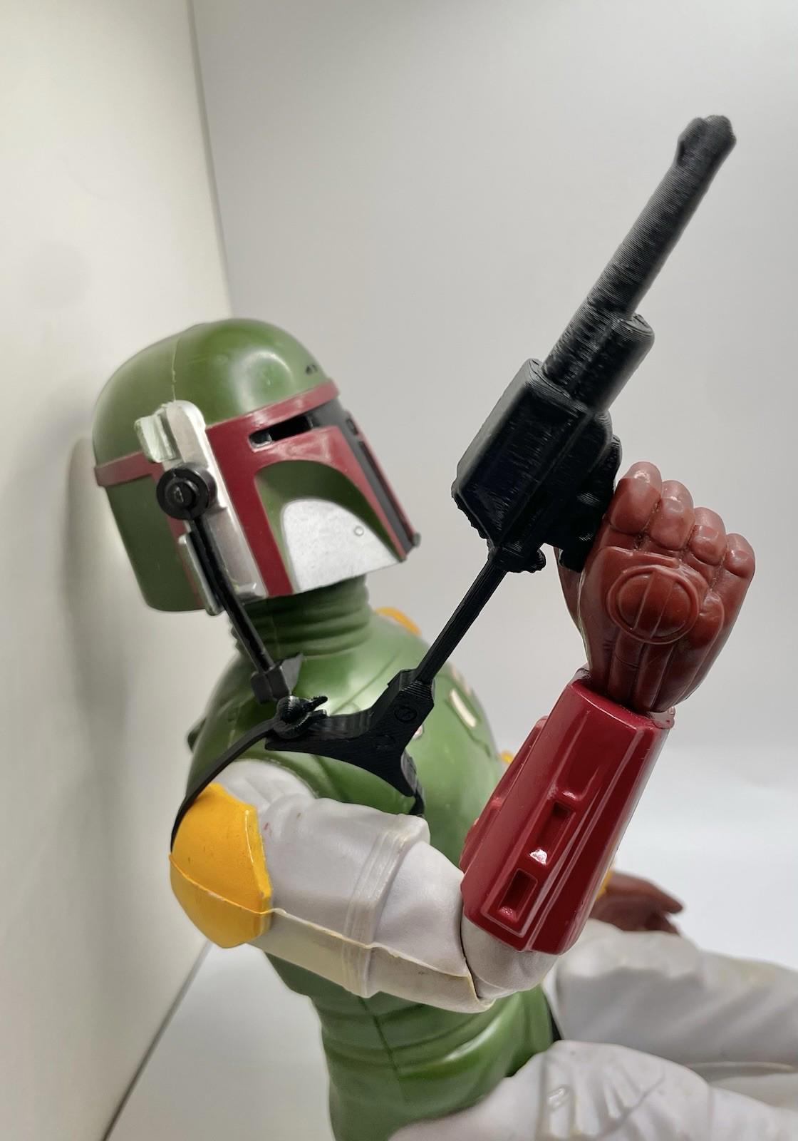 Vintage Star Wars 12 Inch Boba Fett Replacement REPRO Blaster Gun 1979 12”