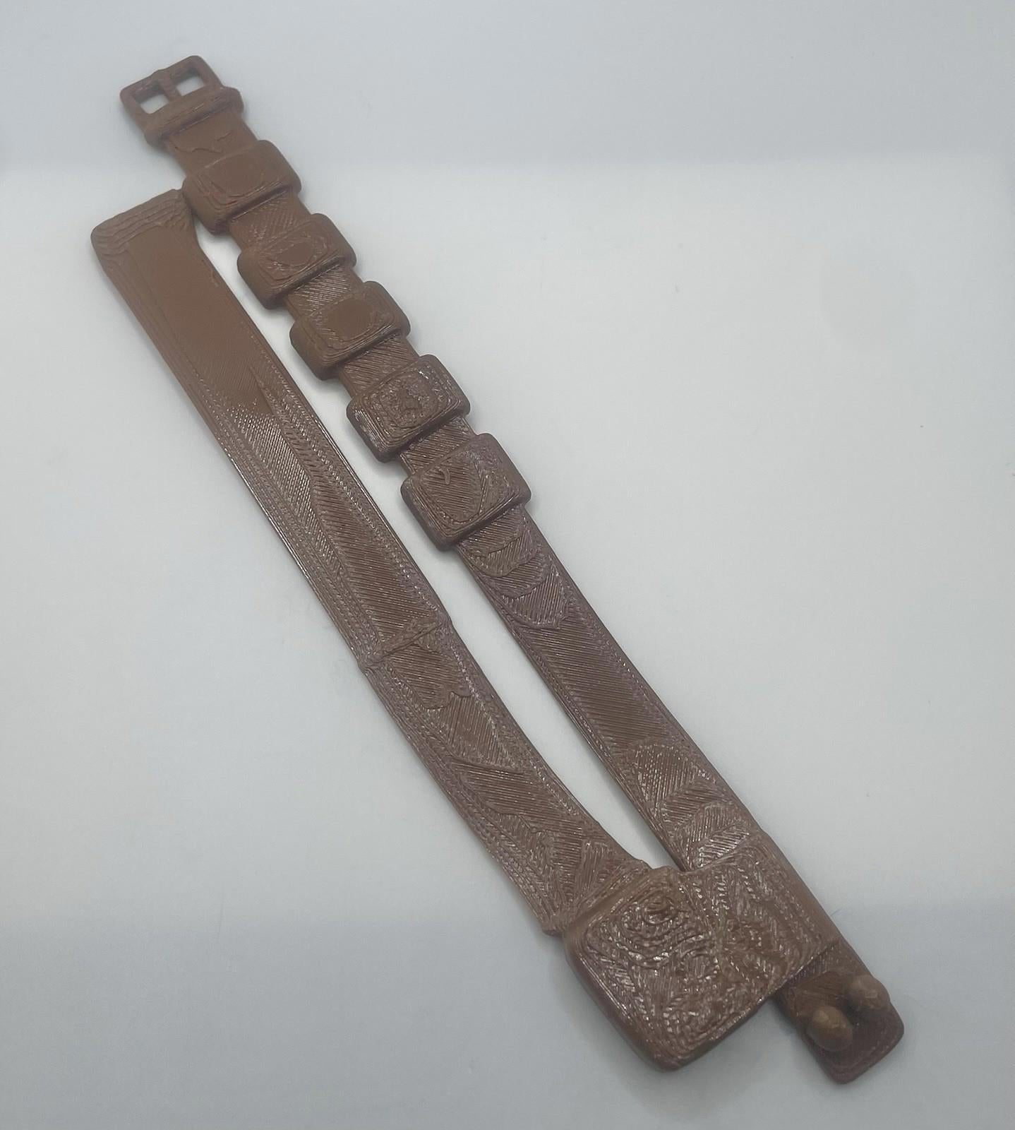 Vintage Star Wars 12 Inch Boba Fett Replacement REPRO Belt Holster 1979 12”