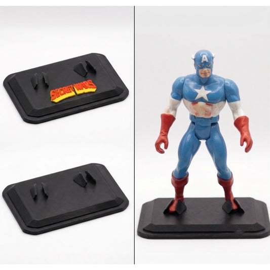Figure display stand diorama base for Marvel Secret Wars