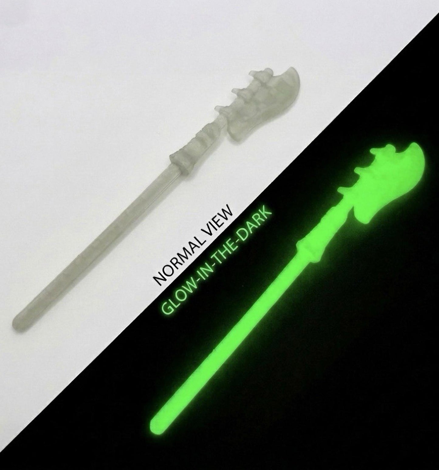 Vintage Scareglow GLOW Halberd Staff He-man MOTU REPRO Replacement Part 1986