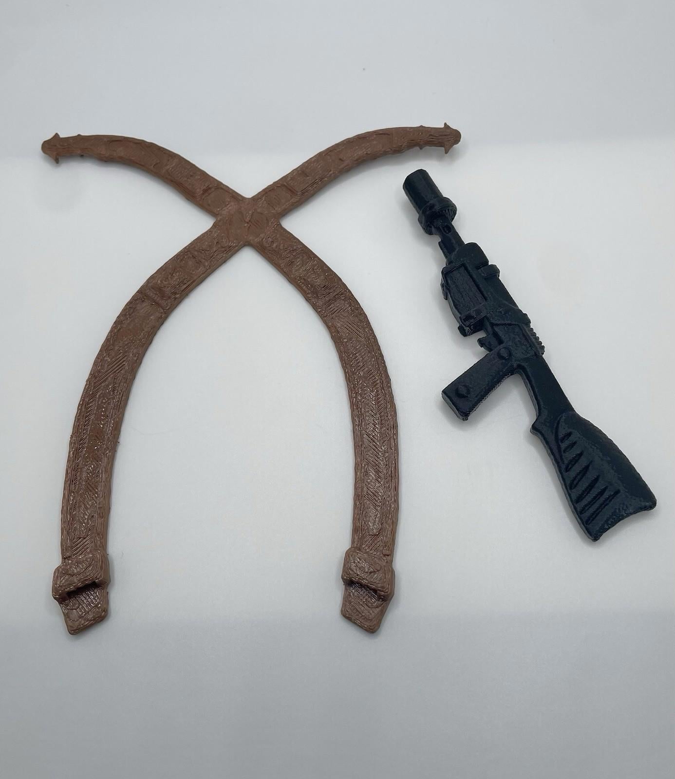 Vintage Star Wars 12 Inch Jawa Replacement REPRO Bandolier & Gun Set 1978 12” 8”