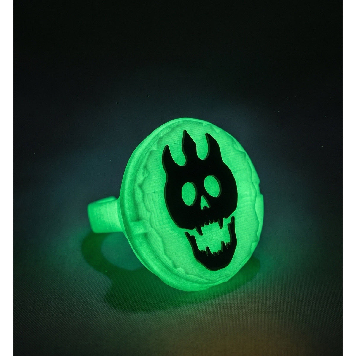 Vintage Glow in the Dark Warrior Ring He-Man MOTU 1983 REPRO Part Trap Jaw