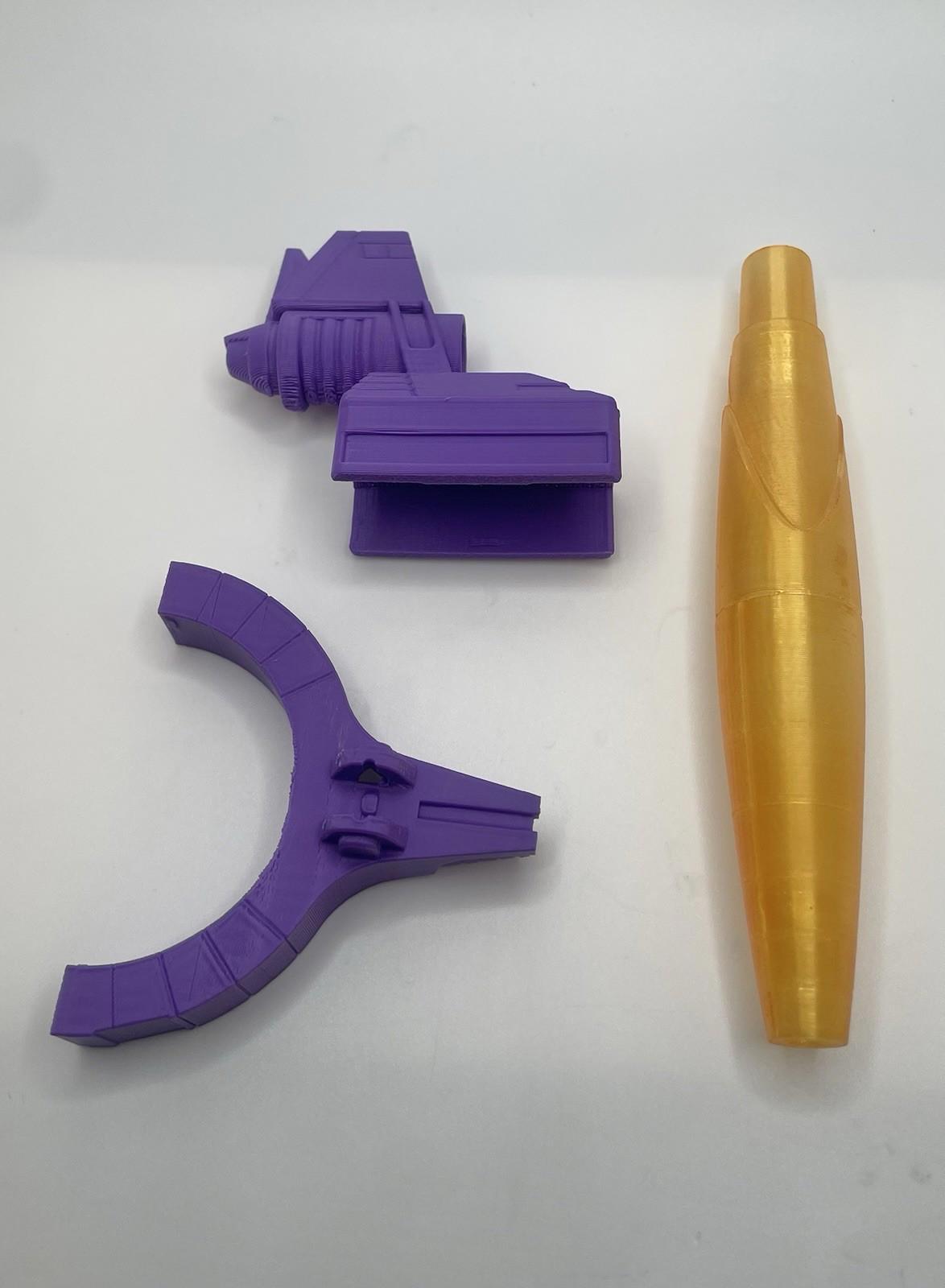 Vintage Transformers G1 Galvatron  REPRO Missile Cannon Gun Set Replacement Part