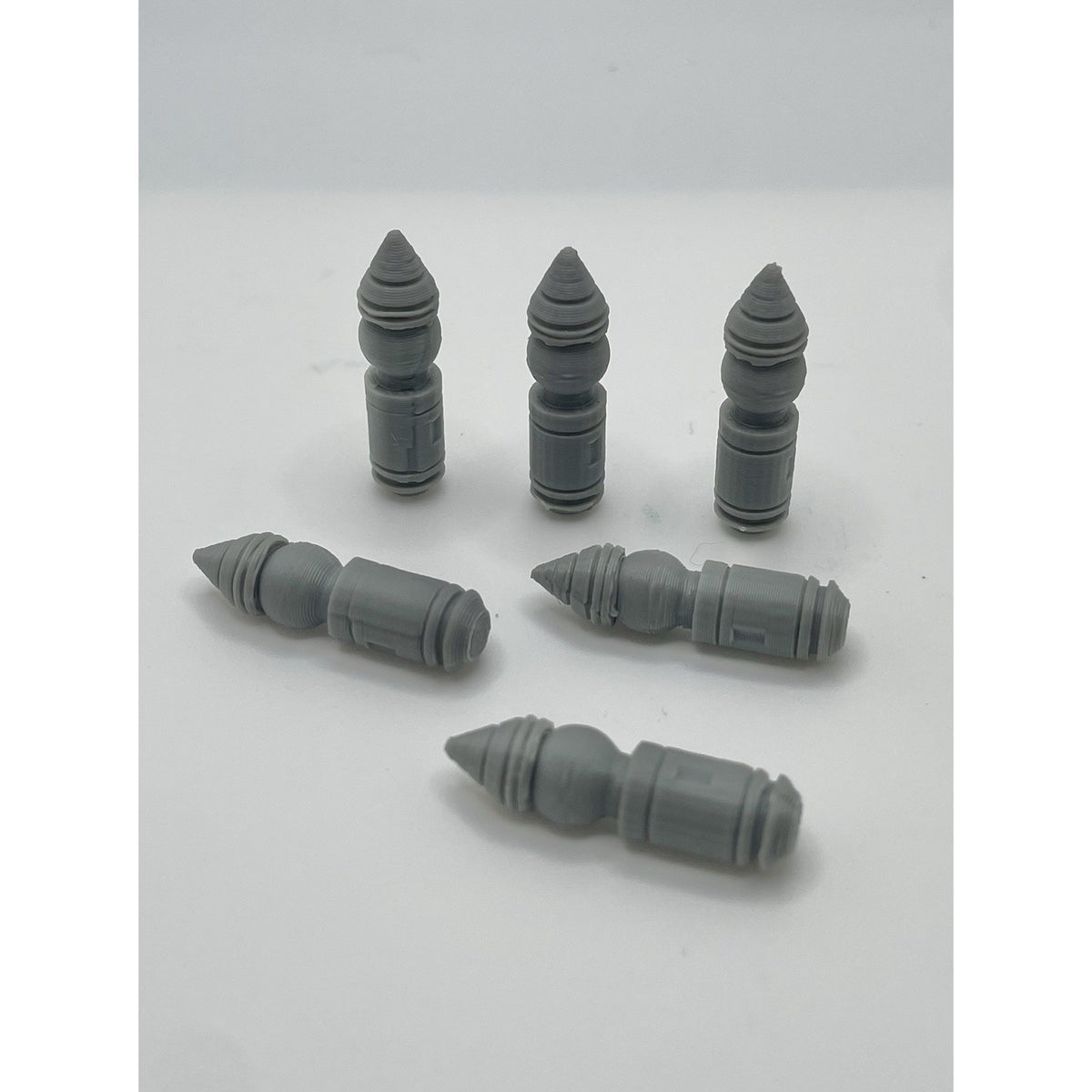 Star Wars Imperial Tie Fighter Bomber Bomb Missile Set 6x REPRO Parts 2002 2010