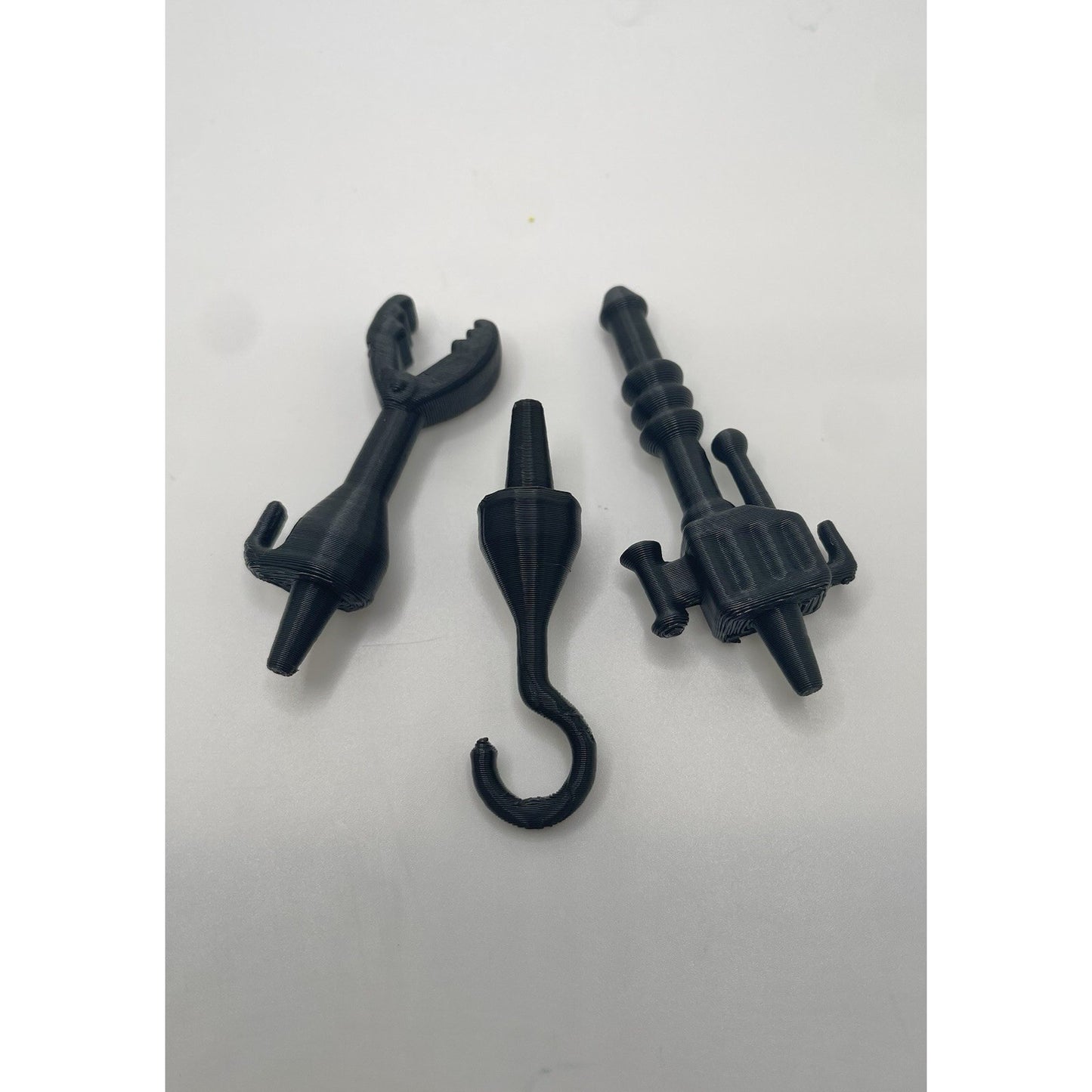 Vintage MOTU He-Man 1983 Trap Jaw attachment weapon accessory Set REPRO Part