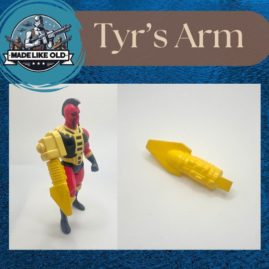 Vintage Kenner DC Super Powers Tyr Arm Missile Repro Part 1985 1986 Replacement