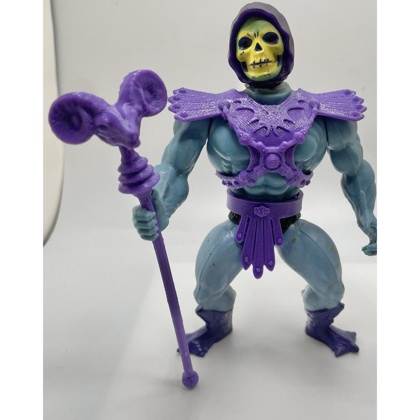 Vintage REPRO Skeletor Armor Set & Staff MOTU Masters of the Universe 1986 Part