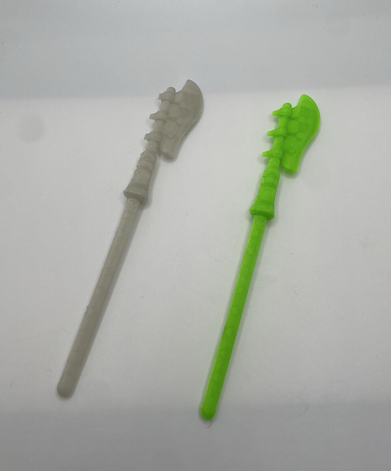 Vintage Scareglow GLOW Halberd Staff He-man MOTU REPRO Replacement Part 1986