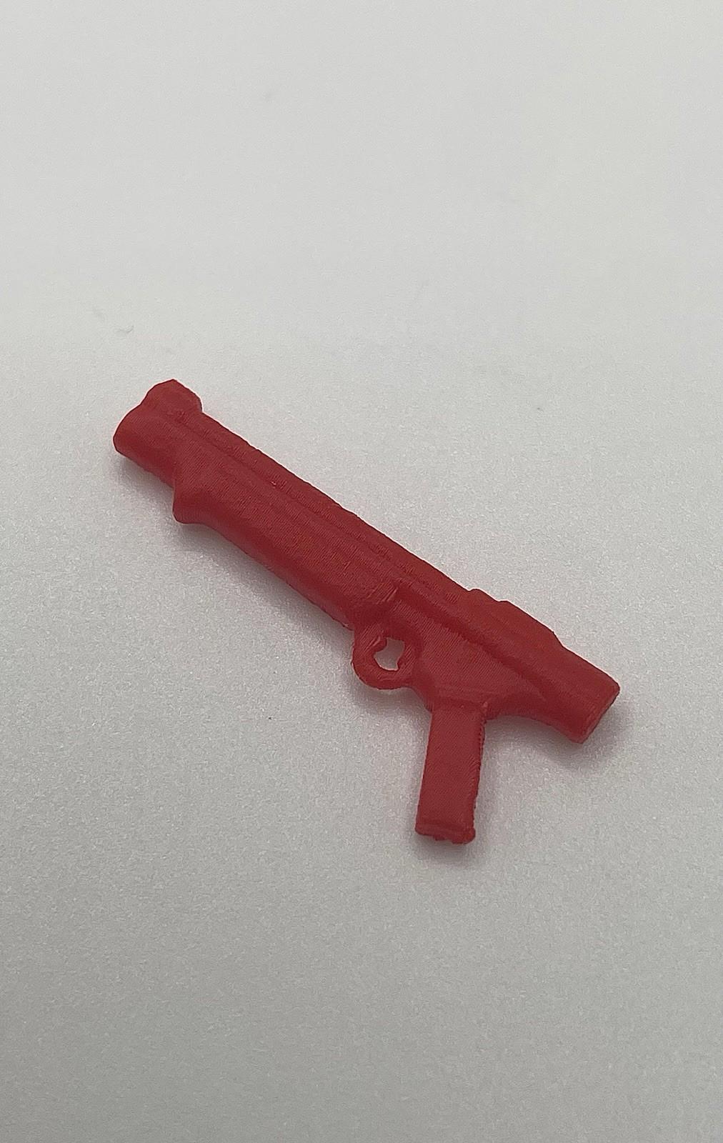 Vintage Mattel Food Fighters 1988 Lieutenant Legg Gun Pistol weapon REPRO part