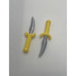 Vintage REPRO Boot Dagger Custom Weapon MOTU Masters of the Universe 1986 2x