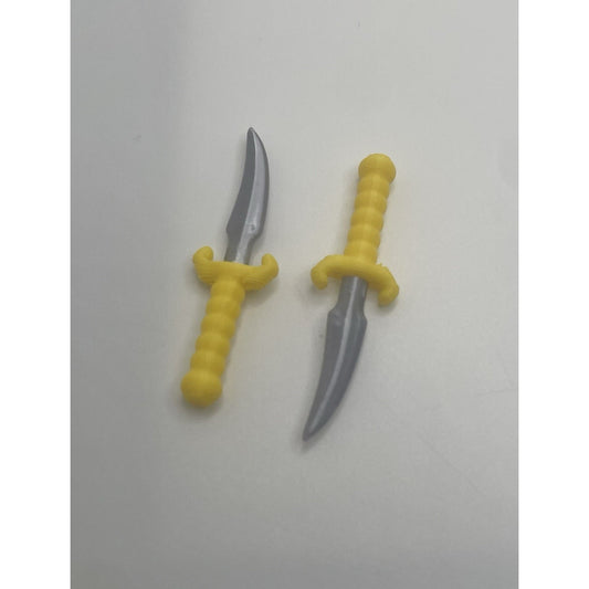 Reproduction Boot Dagger Weapon 2X for Masters of the Universe