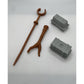 Vintage Kenner Star Wars Dagobah Playset Crates Branch & Pole Repro Part 1989