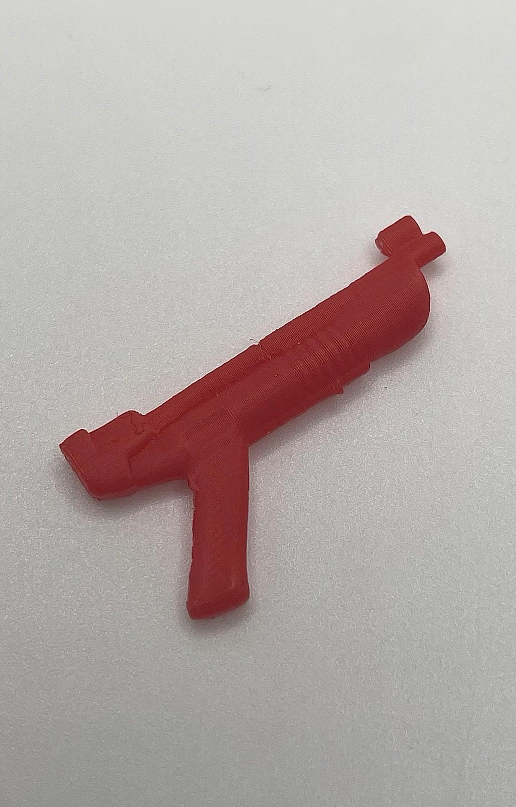 Vintage Mattel Food Fighters 1988 Burgerdier General Gun weapon REPRO part