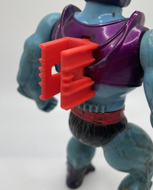 Vintage MOTU Masters of the Universe Terror Claws Skeletor Red Clip REPRO Part