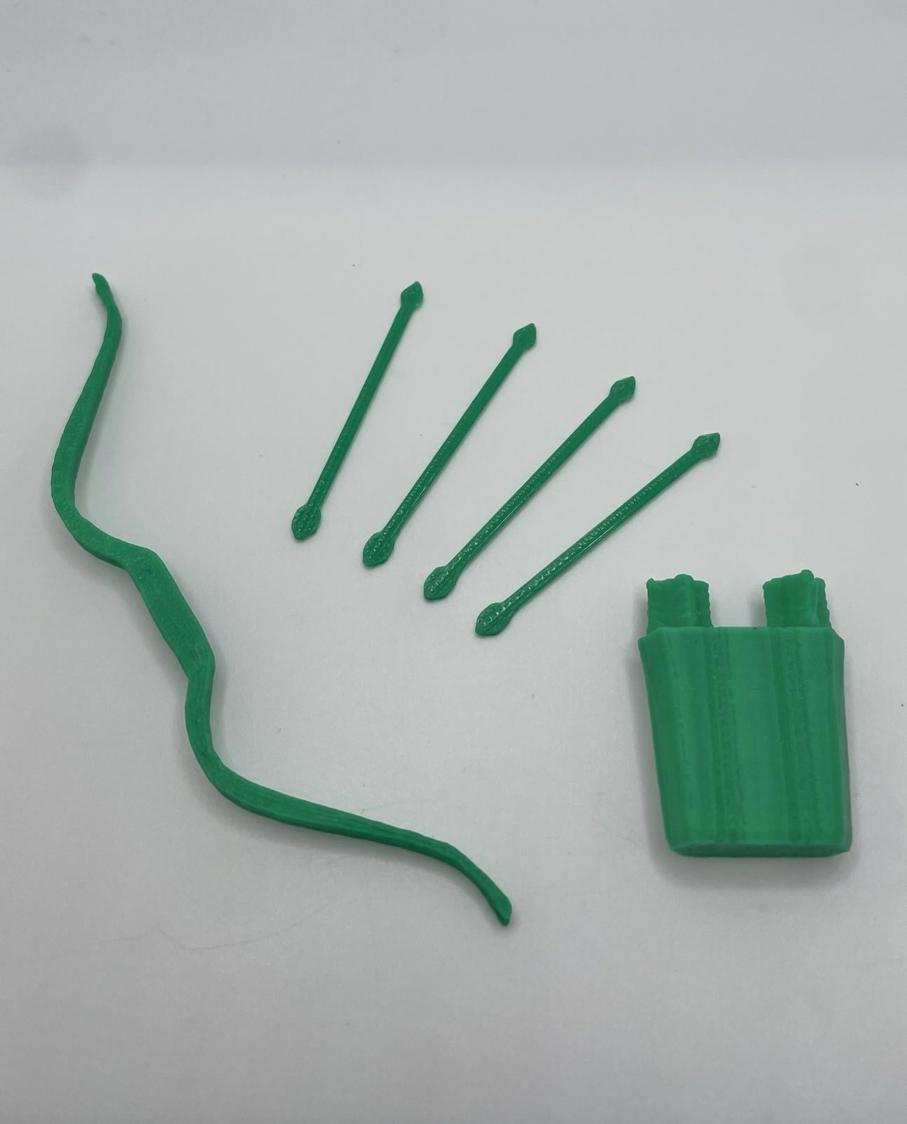 Vintage Kenner DC Super Powers Green Arrow Bow & Arrows and Quiver Repro Part 1984