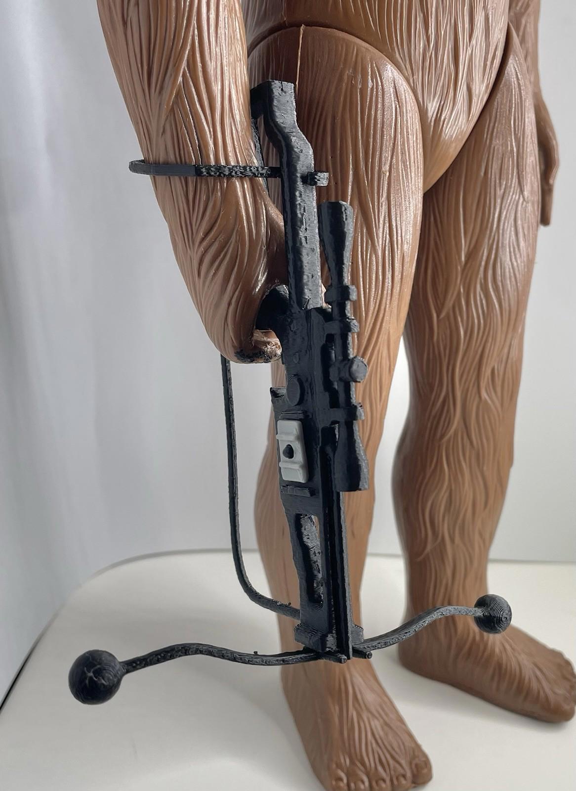 Vintage Star Wars 12 Inch Chewbacca Replacement REPRO Bowcaster & Bandolier 12”