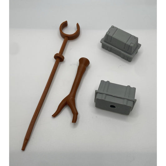Vintage Kenner Star Wars Dagobah Playset Crates Branch & Pole Repro Part 1989