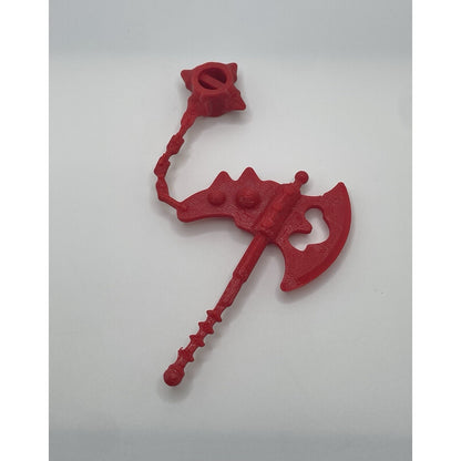 Reproduction Rotar Axe Red Ax Weapon Accessory for Masters of the Universe