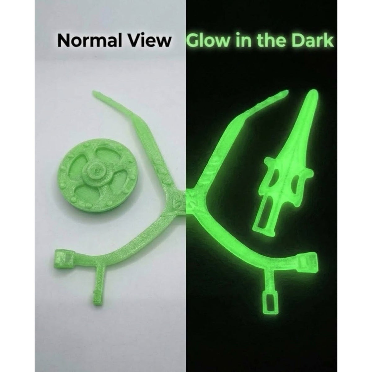 Vintage REPRO He Man Armor Set MOTU Masters of the Universe GLOW IN THE DARK